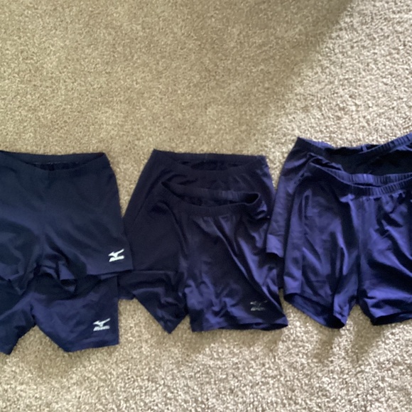 Mizuno Shorts Navy Blue Mizuno Volleyball Shorts Poshmark